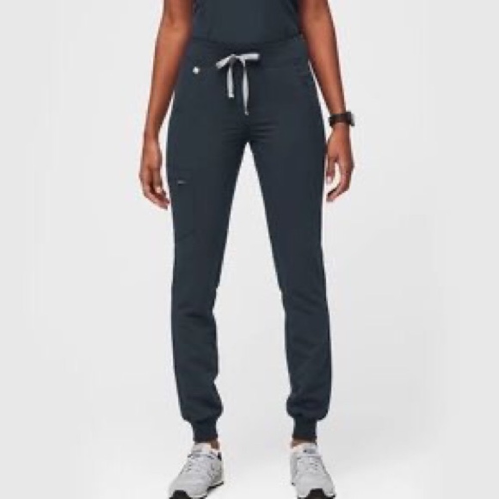 FIGS Women’s Size Small Zamora Navy Blue Joggers Drawstring Waist